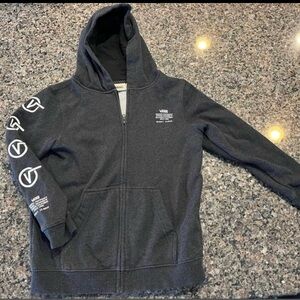 Vans Zip up hoodie youth size medium